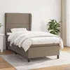 Boxspringbett mit Matratze Taupe 90x190 cm Stoff Produktbild-Vorschau 2