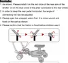 Kočárek Pedál Adaptér Sedačka Buggy Board Dětské kolo Náhled obrázku produktu 9