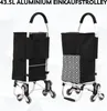 50 L Einkaufstrolley mit Treppensteiger & Thermotasche – Produktbild-Vorschau 1