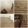 Bilder auf glas - Einteilig - Brücke Boot Sepia - 90x30cm - Produktbild-Vorschau 8