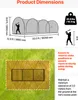 Cage de frappe de baseball SucceBuy (semi-circulaire) Filet Voir les images du produit 2