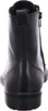 The back view of a black leather boot. Produktbild-Vorschau