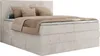 MKS MEBLE Boxspringbett 200x200 Beige Cord, Boxspringbett Produktbild-Vorschau 6