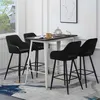 CLIPOP Barhocker, 4er Set Barstuhl aus Samtstoff, Produktbild-Vorschau 7