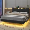Čalúnená posteľ ProximaX 140x200 cm čierna | hydraulická Náhľad obrázku produktu 12