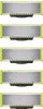 Five Philips OneBlade replacement blades are stacked vertically against a white background. Anteprima dell’immagine prodotto