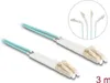 DELOCK LWL Kabel LC Duplex zu LC Duplex Multimode OM3 3 m Produktbild-Vorschau 4