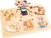 Hape Holzpuzzle Bauernhof Lernspielzeug ab 24 Monaten Produktbild-Vorschau 2