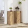 vidaXL Supporto per piante 2 pz. Rovere artigianale Anteprima dell’immagine prodotto 9