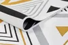 Tapiso Teppich AZTECA modern Fransen grau orange schwarz Produktbild-Vorschau 5