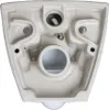 Creavit Hänge WC Set Weiß spülrandlos mit Edelstahl Bidet, Produktbild-Vorschau 6