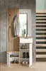 Kompaktgarderobe EASY in Artisan Eiche / weiß, (BxHxT) Produktbild-Vorschau 3