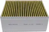 A close-up, straight-on view of a rectangular air filter with visible pleats. Anteprima dell’immagine prodotto
