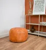 Pouf&Pillows XL in vera pelle - marrone sabbia - fatto a Anteprima dell’immagine prodotto 3