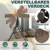 UISEBRT 3-Sitzer Hollywoodschaukel Braun, 175,5x110x152 cm Produktbild-Vorschau 4