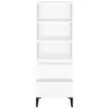 vidaXL Tablica biała 40x36x110 cm Materiał drewnopochodny Podgląd zdjęcia produktu 3