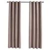 VIDAXL -Vorhang verdammt mit Metallringen 2 ST 140x175 cm Anteprima dell’immagine prodotto 2