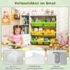 COSTWAY 4patrový dětský regál, regál na hračky s 8 úložnými Náhled obrázku produktu 8