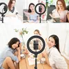 LAMPADA LED ANULARE CON TREPPIEDO, 220 cm, USB, 80 W, CON Anteprima dell’immagine prodotto 7
