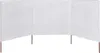 vidaXL 3-teiliges Windschutzgewebe 400 x 120 cm Weiß Produktbild-Vorschau 1