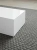 Freisteller Couchtisch hochwertig weiß 60x60x30 cm freigestellt auf grauem Hintergrund zeigt vollständige Silhouette_#sku_SAFWL1.856# Produktbild-Vorschau