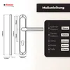 DOMINO Türgriff 72 Drückergarnitur PZ - Profilzylinder Set Produktbild-Vorschau 4