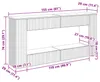 vidaXL Konsolentisch Weiß 155 x 29 x 74 cm Holzwerkstoff Produktbild-Vorschau 7