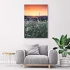 Leinwandbild wiese und sonnenuntergang 80x120 cm Feeby Produktbild-Vorschau 2