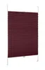TEXMAXX Plissee Klemmfix in Crush Optik Wein-Rot - Breite x Produktbild-Vorschau 2