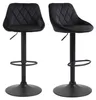 Silla de bar 835-502V02BK, 2 unidades, giratoria, con Vista previa de la imagen del producto 6
