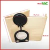 A vacuum cleaner bag with dimensions indicated. Produktbild-Vorschau