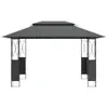 vidaXL Pavillon mit Dach Anthrazit 400x300x270 cm Stahl -  Produktbild-Vorschau 4