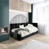 Łóżko młodzieżowe 120x200 cm - z pojemnikiem - Czarne- Podgląd zdjęcia produktu 9