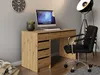 A home office setup with a desk, computer, chair, and lamp. Náhled obrázku produktu