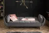 riess-ambiente Retro Schlafsofa BOUTIQUE 213cm grau Samt Produktbild-Vorschau 5