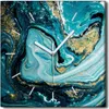 Coloray Uhr auf Leinwand 30x30 cm Wand Uhr Dekoration Produktbild-Vorschau 1