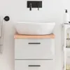 vidaXL Umývadlová doska svetlohnedá 40x30x(2-4) cm z Náhľad obrázku produktu 2