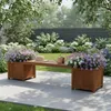 Mucola Gartenbank mit Blumenkästen Holzbank Holz Garten Produktbild-Vorschau 7