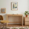vidaXL Schreibtisch Braun 112 x 50 x 75 cm Massivholz Produktbild-Vorschau 2