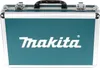 A close-up, front-facing view of a teal and silver tool case with the Makita logo. Anteprima dell’immagine prodotto
