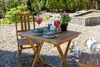 Balkonmöbel Set 3tlg Akazie Klapptisch 60 x 60 cm BLOOM Produktbild-Vorschau 4