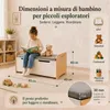 ALVIX - Cassetta portaoggetti NESTA 1, panchina per bambini Anteprima dell’immagine prodotto 5