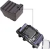 A battery pack is shown above a vacuum cleaner base, with a line connecting them to indicate they are a set. Produktbild-Vorschau