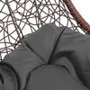Hängesessel Polyrattan Hängekorb mit Gestell Hängestuhl Produktbild-Vorschau 5