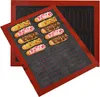 2 PIÈCES Tapis de cuisson en silicone 18 Eclairs Pizza Voir les images du produit 7