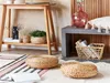 BELIANI Pouf Natur ⌀ 40 cm Rund aus Wasserhyazinthe im Boho Produktbild-Vorschau 2