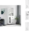 vidaXL Highboard Weiß 69,5x34x180 cm Holzwerkstoff -  Produktbild-Vorschau 1