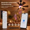 E27 Deckenventilator mit Beleuchtung Fernbedienung, Leise Produktbild-Vorschau 5