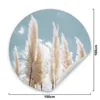 Sticker Kreis PAMPASGRAS Pflanzen 3D Himmel Natur Moderne Produktbild-Vorschau 3