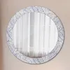Ø70cm Spiegel - Glasrahmen mit Aufdruck - Wandspiegel Produktbild-Vorschau 1